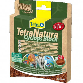 Tetra Natura Cyclops Block Храна за тропически рибки с цикпол под формата на гел блокче 36 гр  